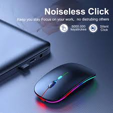 Wireless Gaming Mouse RGB Rechargeable Mouse